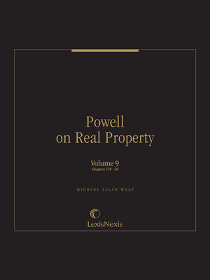 cover image of Powell on Real Property